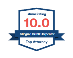 Avvo Rating 10.0 | Top Attorney | Allegra Carroll Carpenter