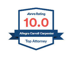 Avvo Rating 10.0 | Top Attorney | Allegra Carroll Carpenter
