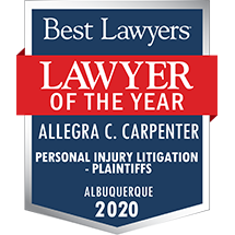 Best Lawyers | Lawyer of the Year | Allegra C. Carpenter | Personal Injury Litigation - Plaintiffs | Albuquerque 2020